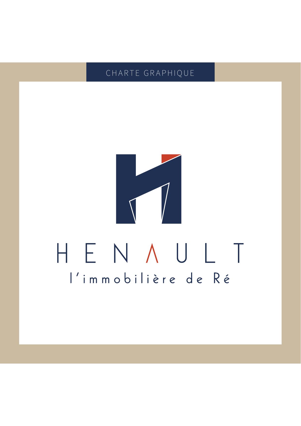 Logo de Henault Immobilier Rivedoux Plage
