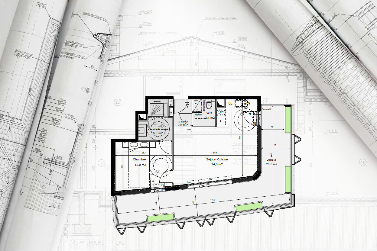 Vente T2 46 m² à Montpellier 210 000 ¤