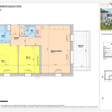 Appartement 3 pièces 212000 €