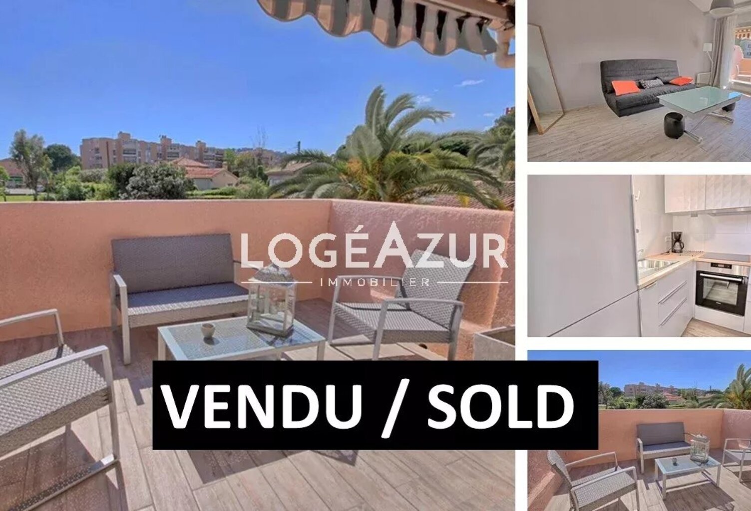 Vente studio Golfe Juan — photo 1