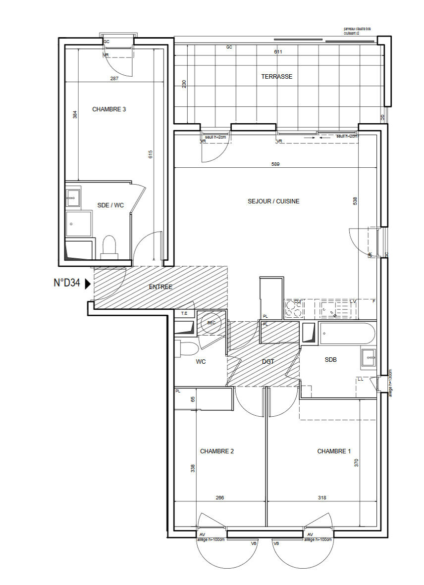 Photo Vente Appartement neuf 85 m² à Aix-en-Provence 459 000 ¤ image 2/2
