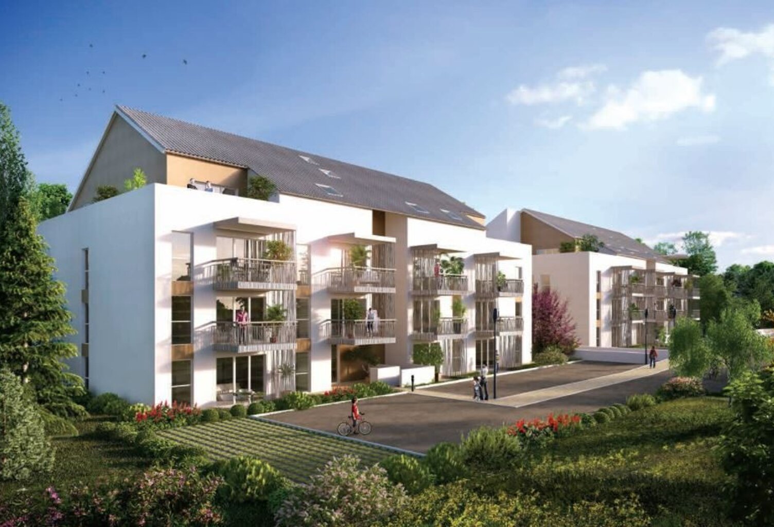 Au 1er étage appartement T4 neuf de 77,95m² — photo 1