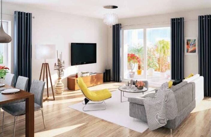 Appt de standing T3 neuf de 62m² au 2eme étage — photo 4