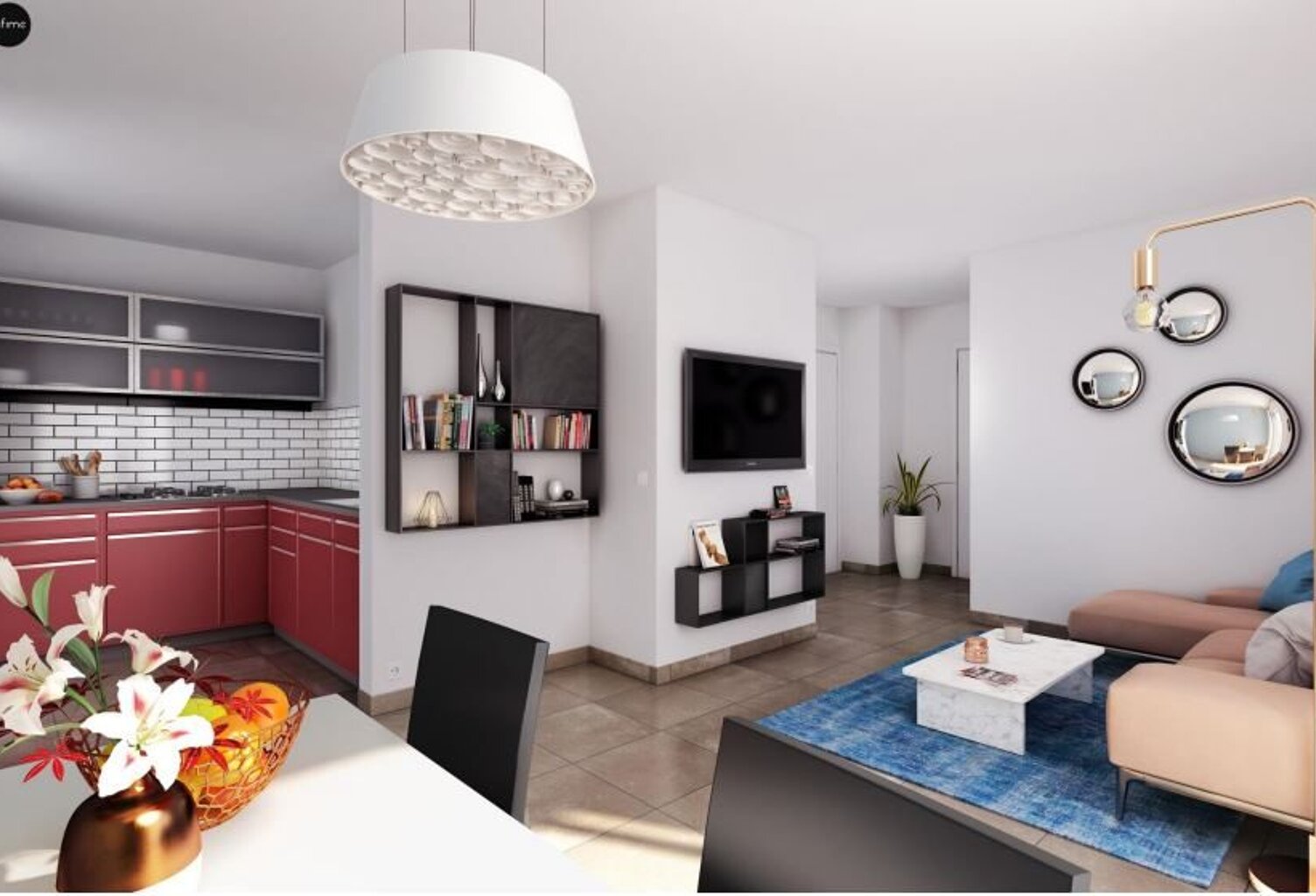 Appartement T3 de 55,74m² neuf — photo 1