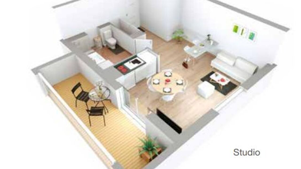 appartement 1 pièces 31 m2 à vendre à Cluses (74300)
