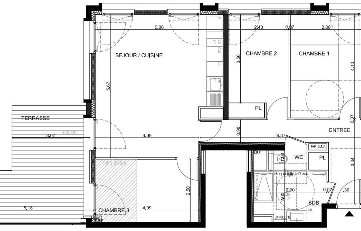 appartement 4 pièces 74 m2 à vendre à Annemasse (74100)