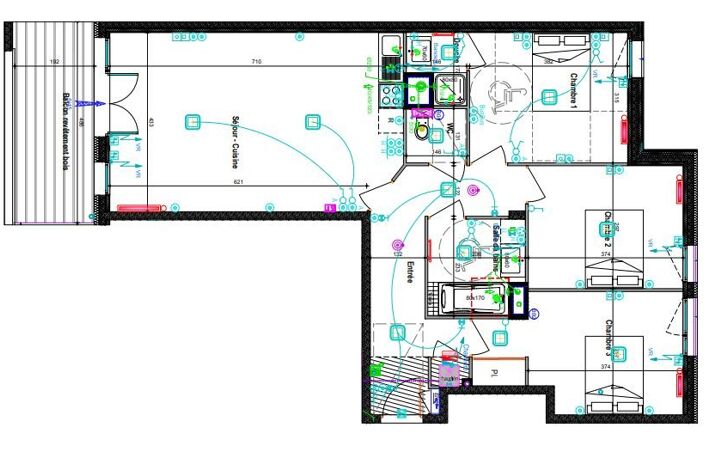 Appartement T4 87m² — photo 4