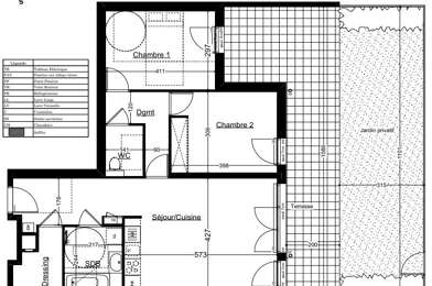 Appartement 3 pièces 308000 €