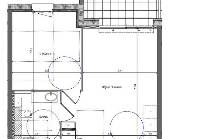 Aux portes de la Suisse. appartement T2 de 40,58m² — photo 4