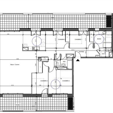 Appartement 5 pièces 151 m²