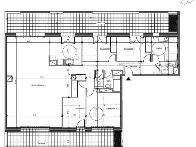 Appartement neuf T5 attique 151m² — photo du bien