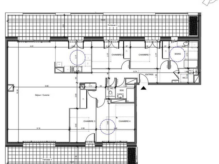 Appartement neuf T5 attique 151m² — photo 1
