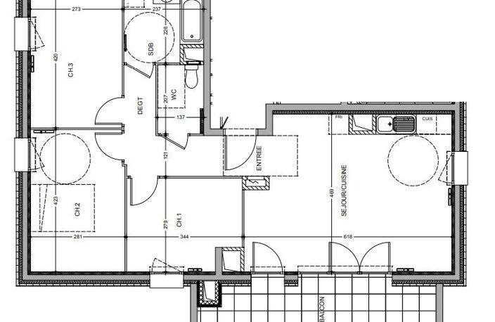 Appartement T4 — photo 4