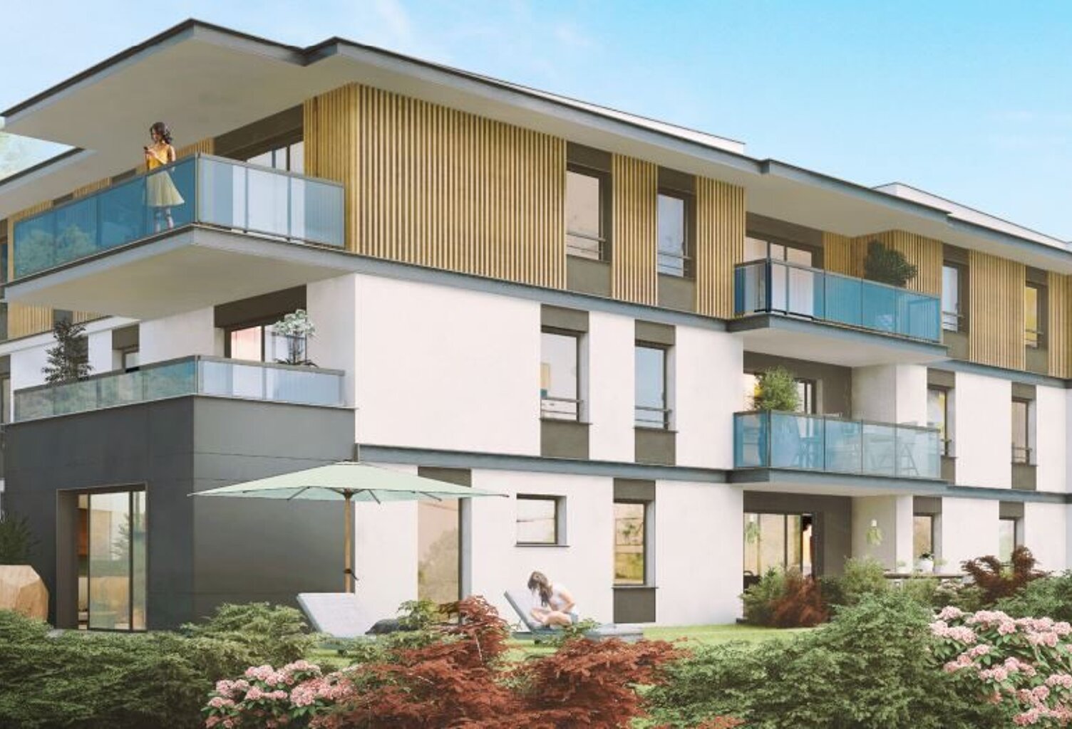 Appartement T2 de 43m² rez de jardin — photo 1