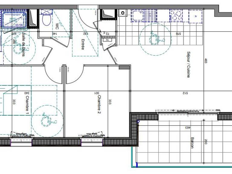 Appartement T3 au 2ème étage — photo 1