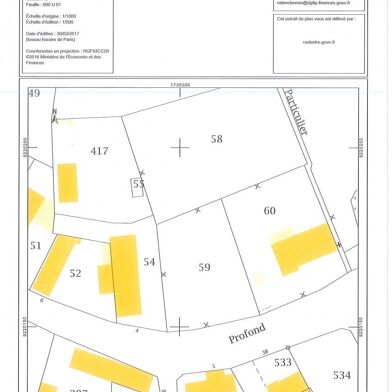 Terrain 747 m²