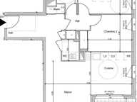 Appartement T3 rez de jardin — photo 3