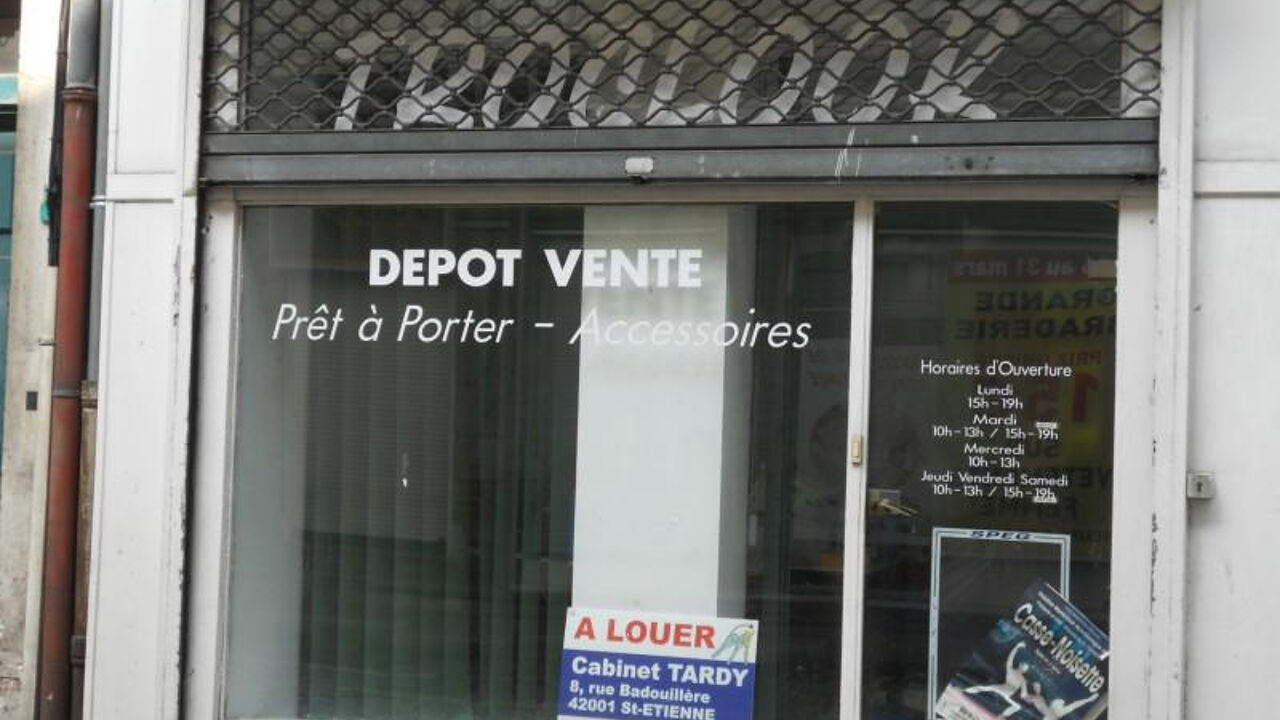 commerce 2 pièces 52 m2 à louer à Saint-Étienne (42000)