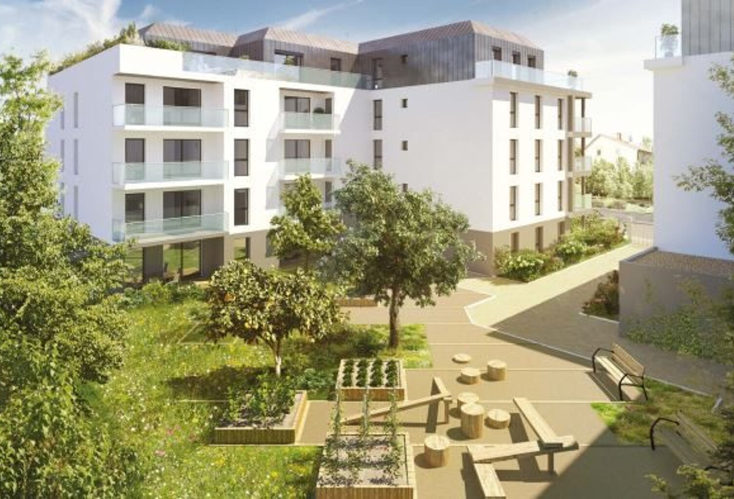 Appartement T3 avec jardin privatif — photo 1