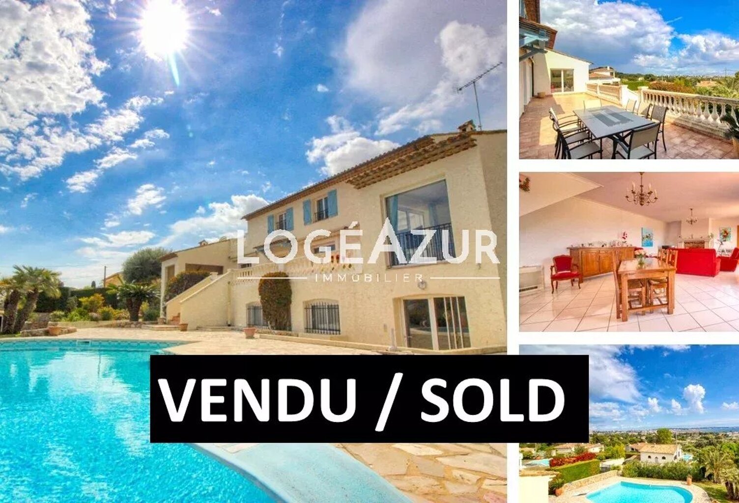 Villa au calme avec vue mer panoramique - Golfe-juan — photo 1