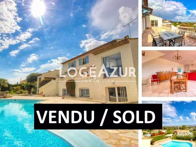 Villa au calme avec vue mer panoramique - Golfe-juan — photo du bien