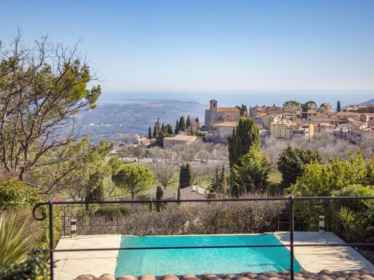 Cabris : luxueuse villa contemporaine avec vue à 180° — photo 1