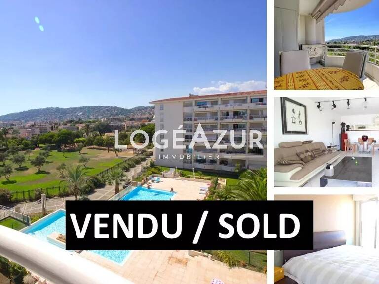Vente appartement 1 chambre - Parking - Juan-les-pins — photo 1