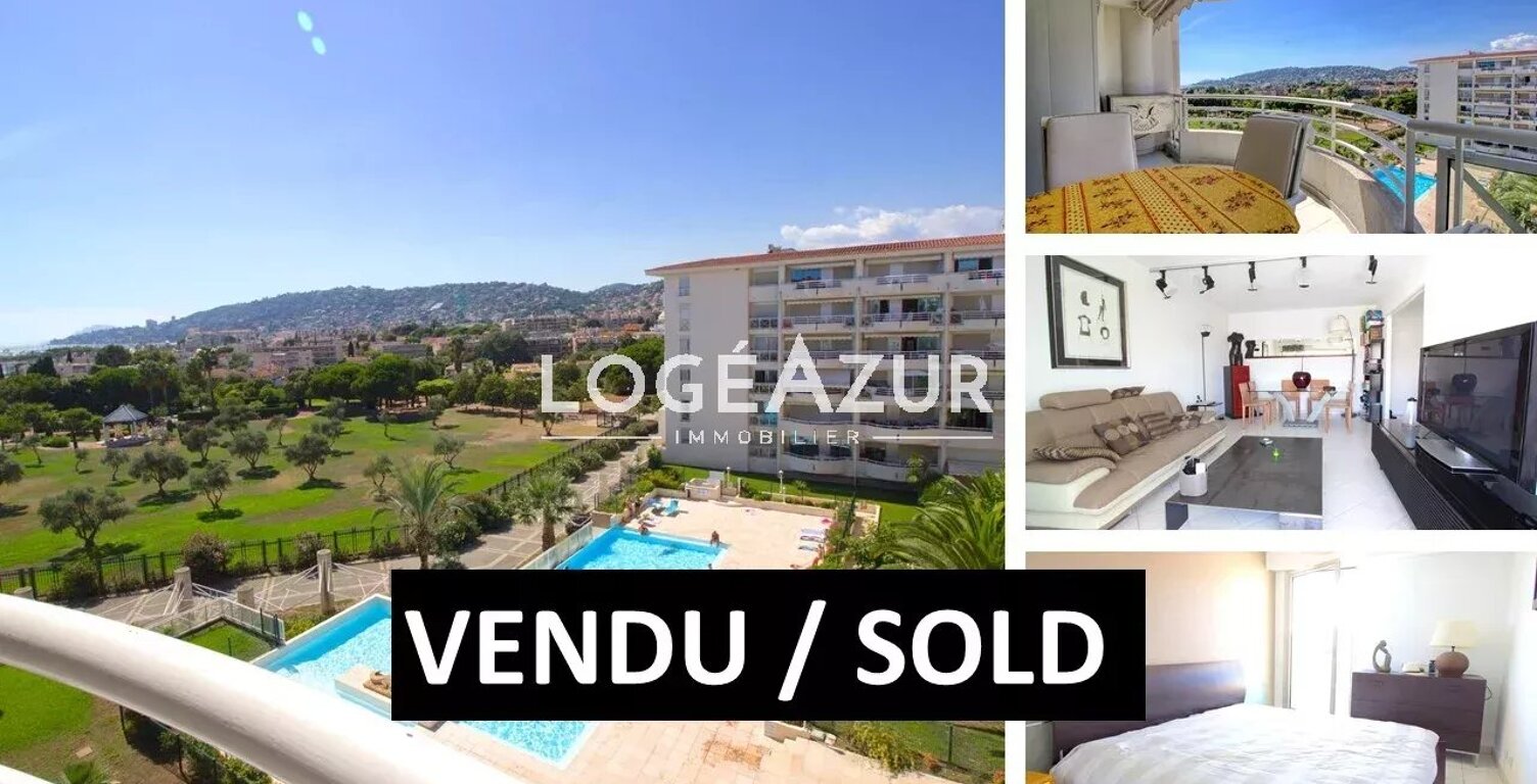 Vente appartement 1 chambre - Parking - Juan-les-pins — photo 1
