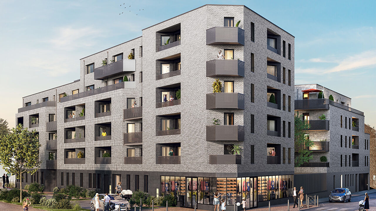 appartement neuf T4, T5 pièces 77 à 103 m2 à vendre à Lille (59000)