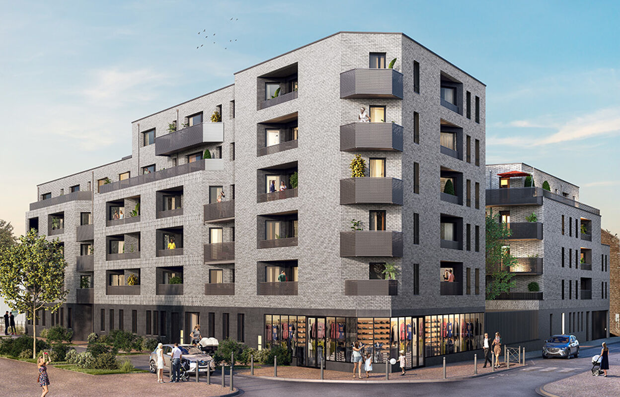 appartement neuf T4, T5 pièces 77 à 103 m2 à vendre à Lille (59000)