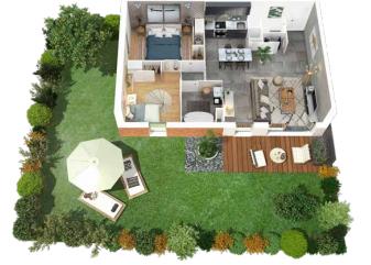 Appartement neuf 2 pièces 41 m²