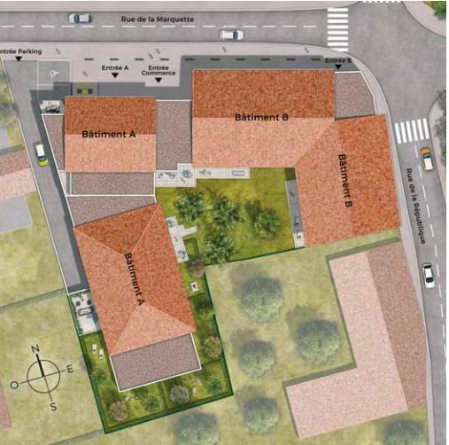 Appartement neuf 2 pièces 40 m²