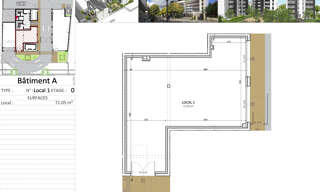 Commerce  71 m² à vendre à Valence (26000)