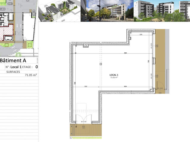 VALENCE HUGO/DANTON LOCAL PROFESSIONNEL 71M2 — photo du bien