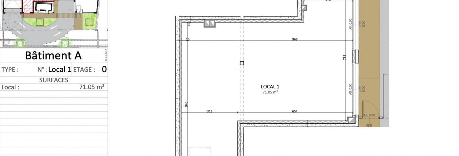 Commerce  71 m² à vendre à Valence (26000)