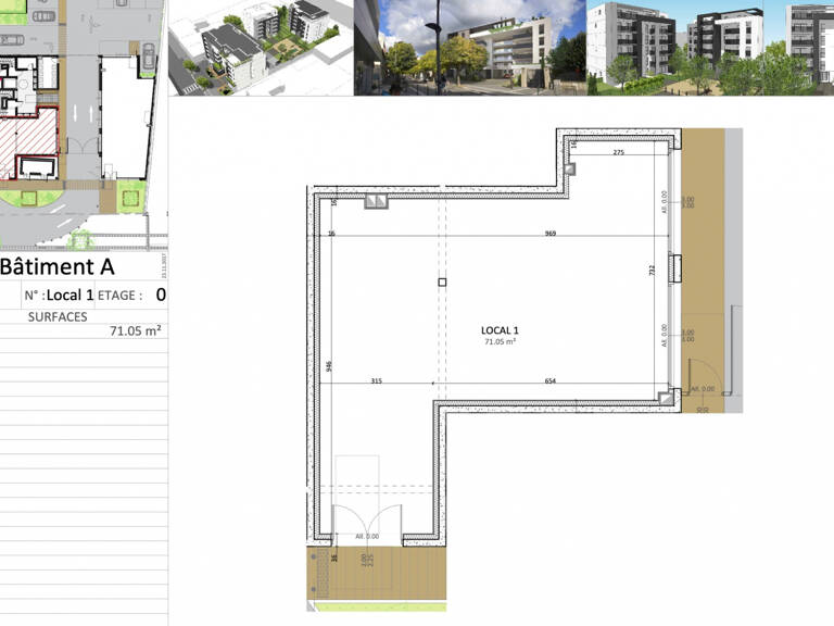 VALENCE HUGO/DANTON LOCAL PROFESSIONNEL 71M2 — photo 1