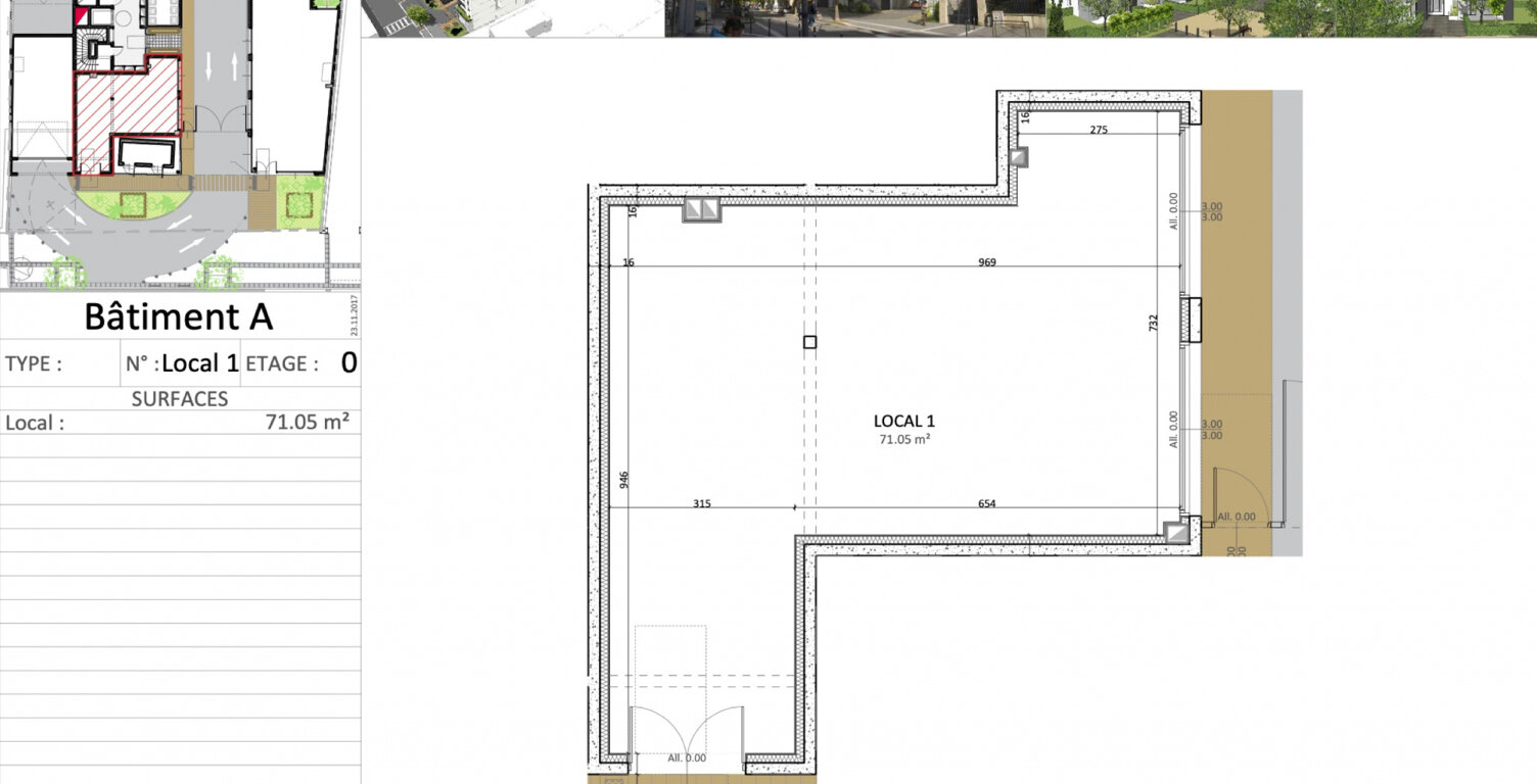 VALENCE HUGO/DANTON LOCAL PROFESSIONNEL 71M2 — photo 1