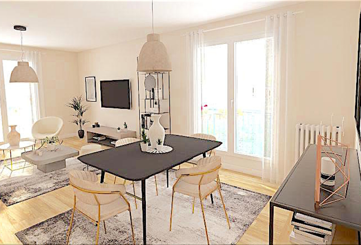 DERNIER ETAGE 5 pièces avec balcon — photo 1