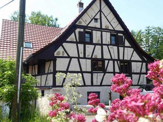 Réf: 11155*** Sect. Leymen, à 3 - 5 min Centre, Tram et Biel-Benken Schweiz: maison/vieux moulin 175 m² — photo du bien