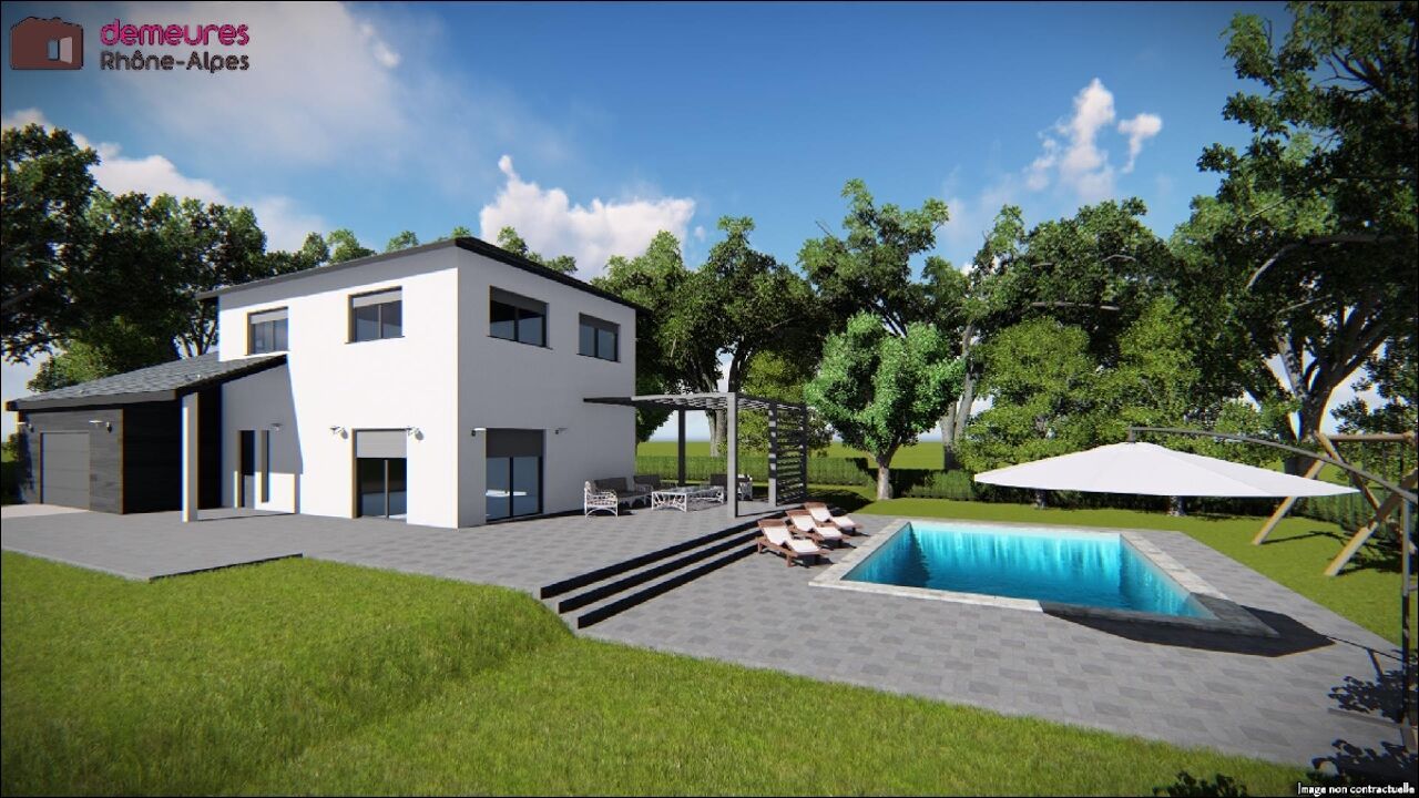 maison 100 m2 à construire à Bons-en-Chablais (74890)