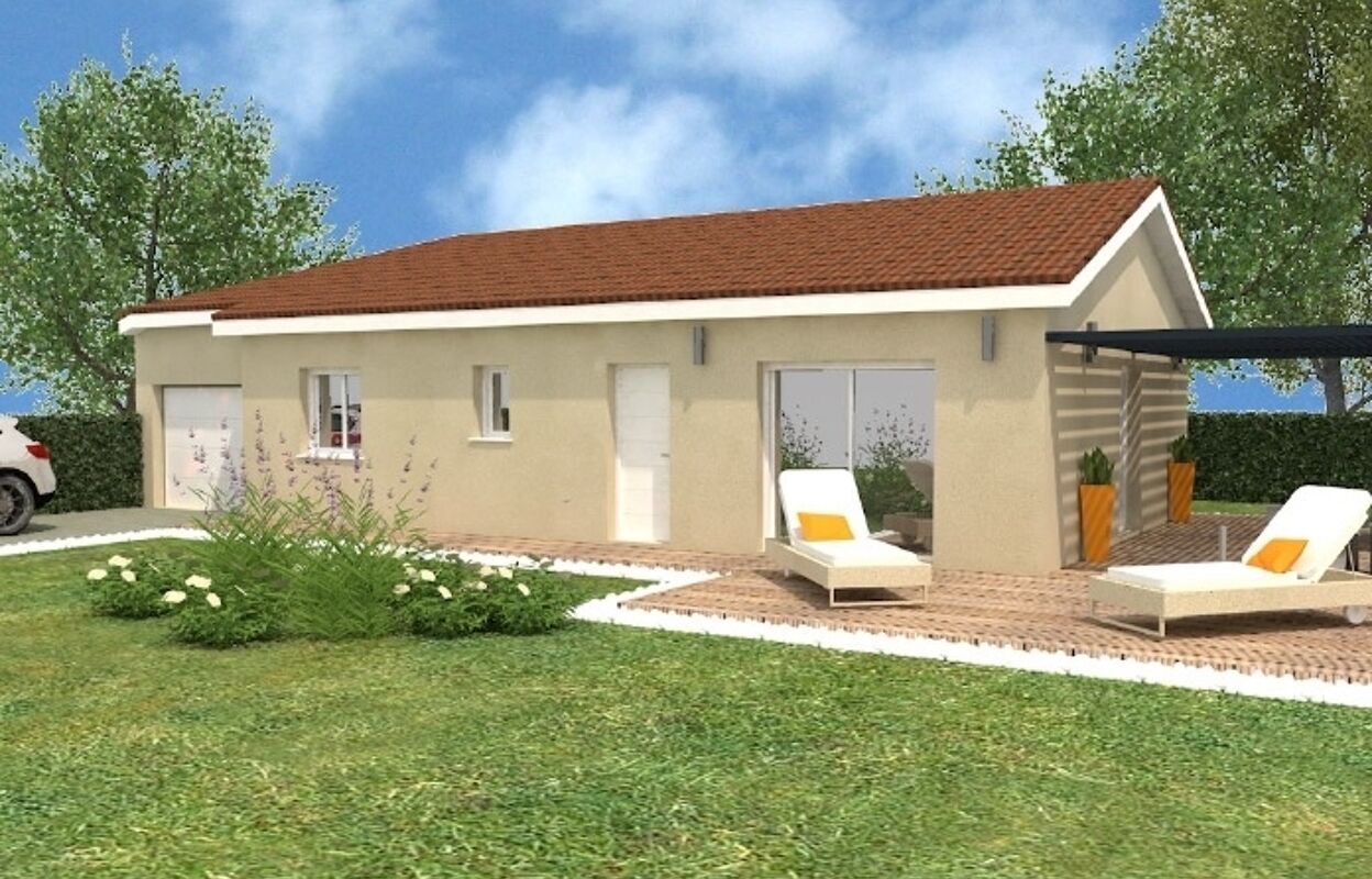 maison 80 m2 à construire à Vonnas (01540)