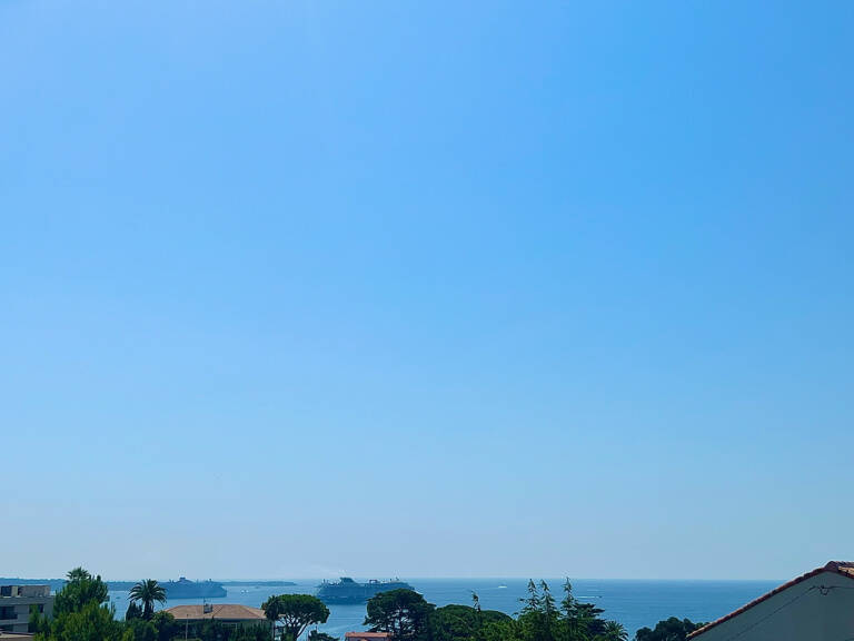 CANNES BAS CROIX DES GARDES PENTHOUSE T3/4 DE 115 M2 VUE MER — photo 1