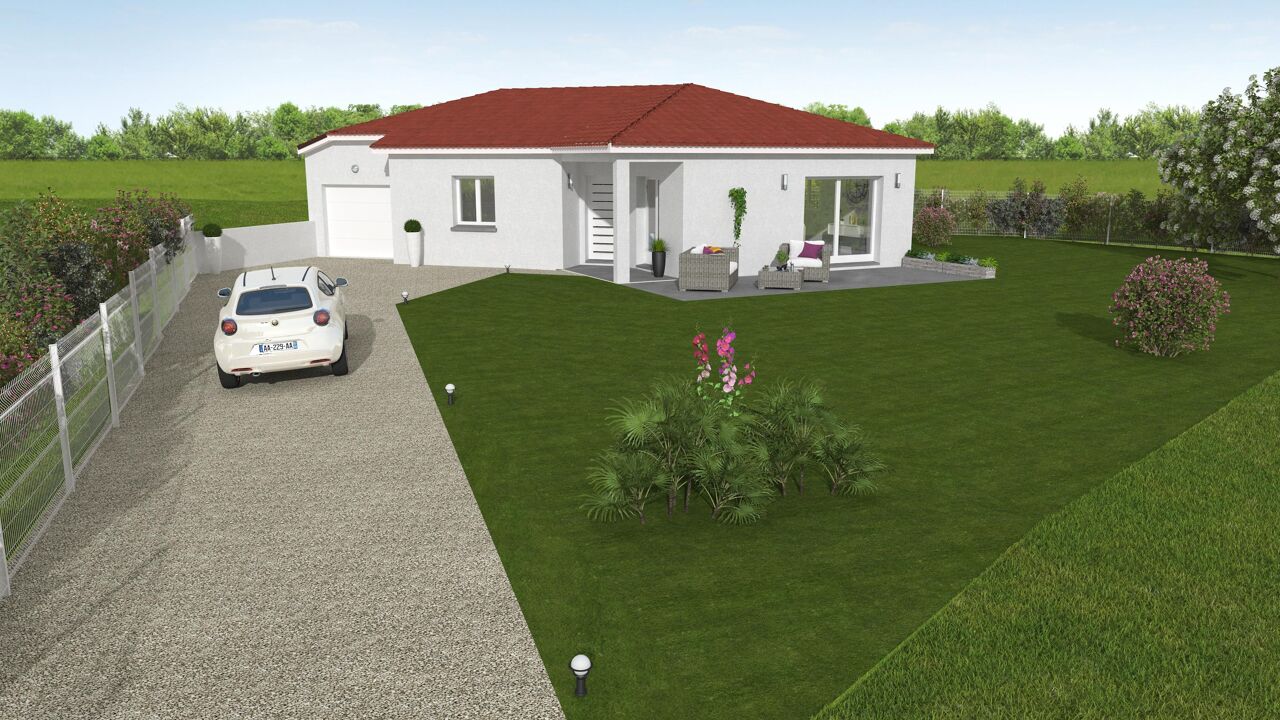 maison 80 m2 à construire à Ambronay (01500)