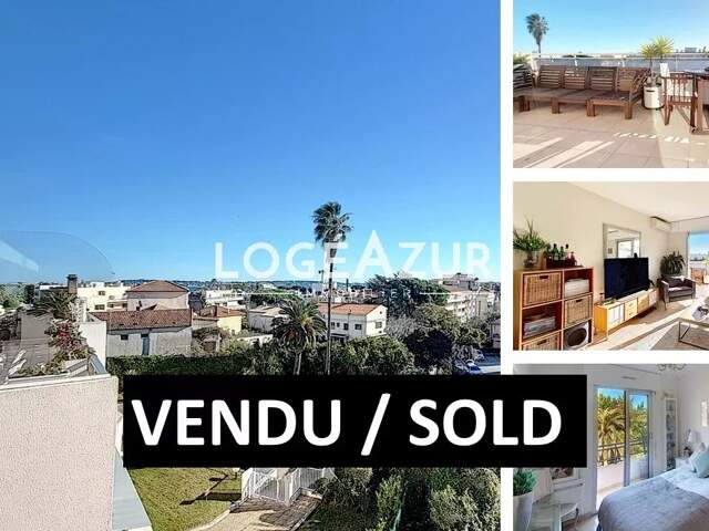 VENTE APPARTEMENT 3 CHAMBRES - DERNIER ÉTAGE - GOLFE JUAN — photo du bien