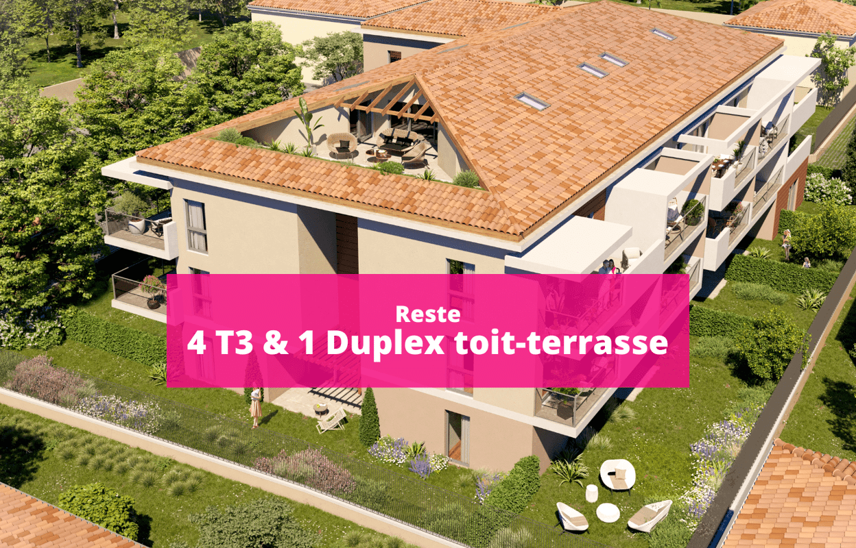appartement neuf T3, T4 pièces 58 à 97 m2 à vendre à Toulon (83000)
