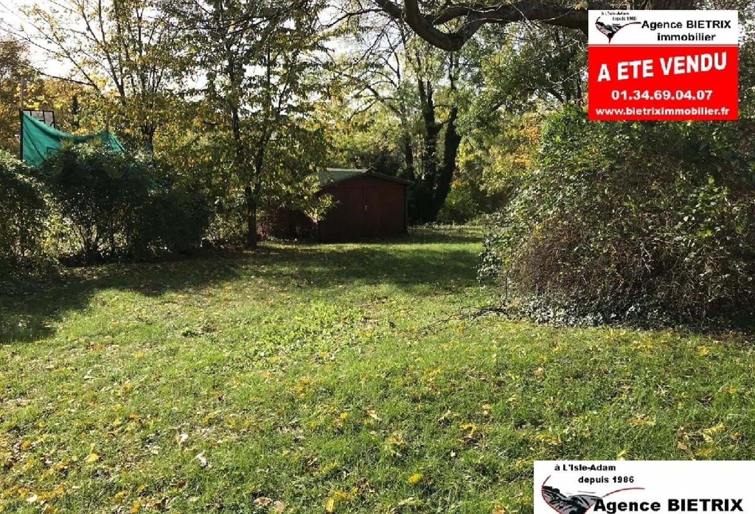 Vente terrain  547 m² Presles (95590) — photo 1