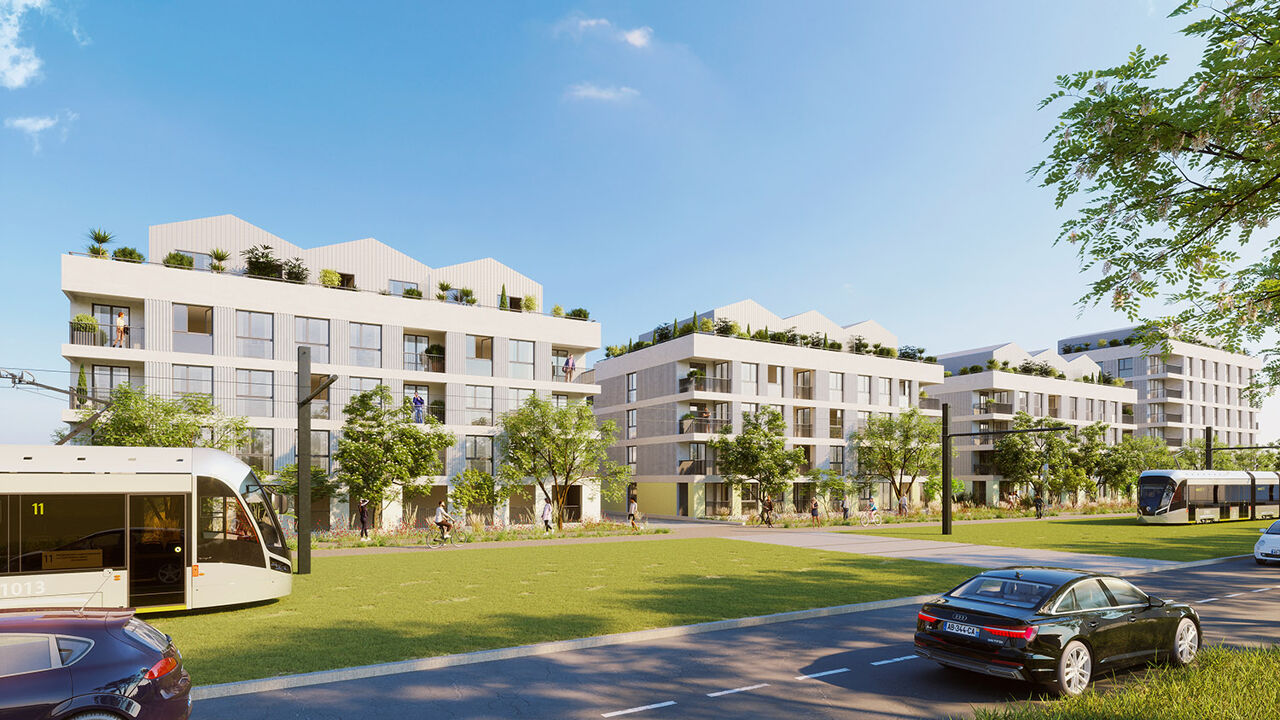 appartement neuf T2, T3, T4 pièces 43 à 98 m2 à vendre à Fleury-sur-Orne (14123)