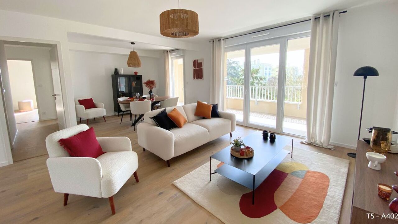 appartement neuf T3, T4, T5 pièces 62 à 99 m2 à vendre à Nantes (44000)