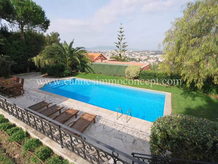 CANNES résidentiel. Magnifique villa néo-provençale. Dépendances, piscine avec pool house, garage.. — photo 1