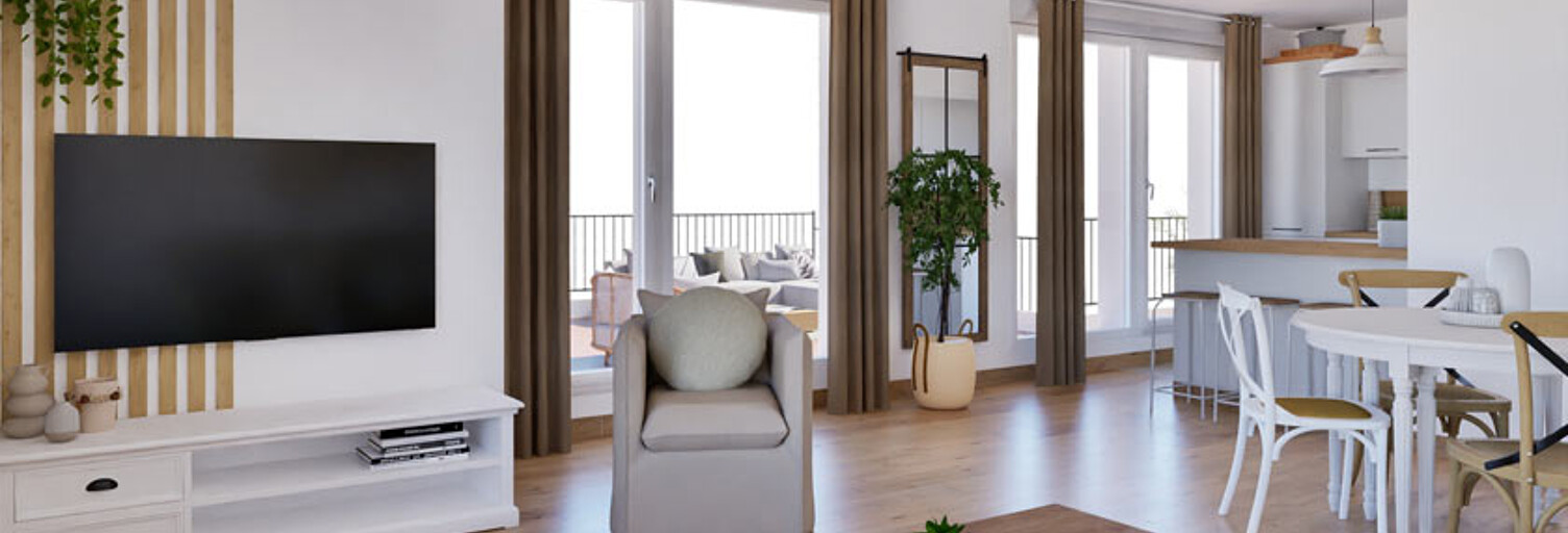 Appartement neuf T1, T2, T4, T5 Pièce 31 à 132 m² à vendre à Rennes (35000)